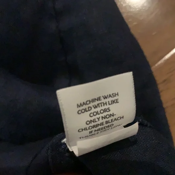 J Jill navy blue 100% linen sleeveless tank top size small S - Picture 9 of 12